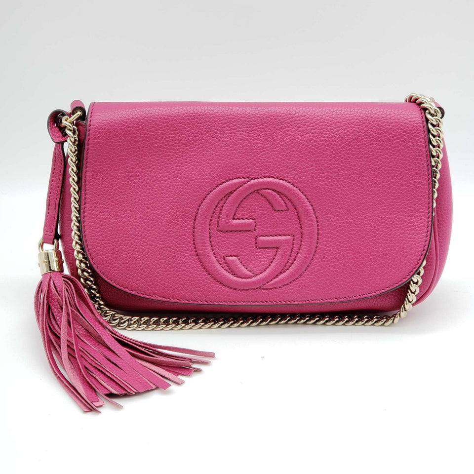 Gucci GG Soho Leather Shoulder Bag