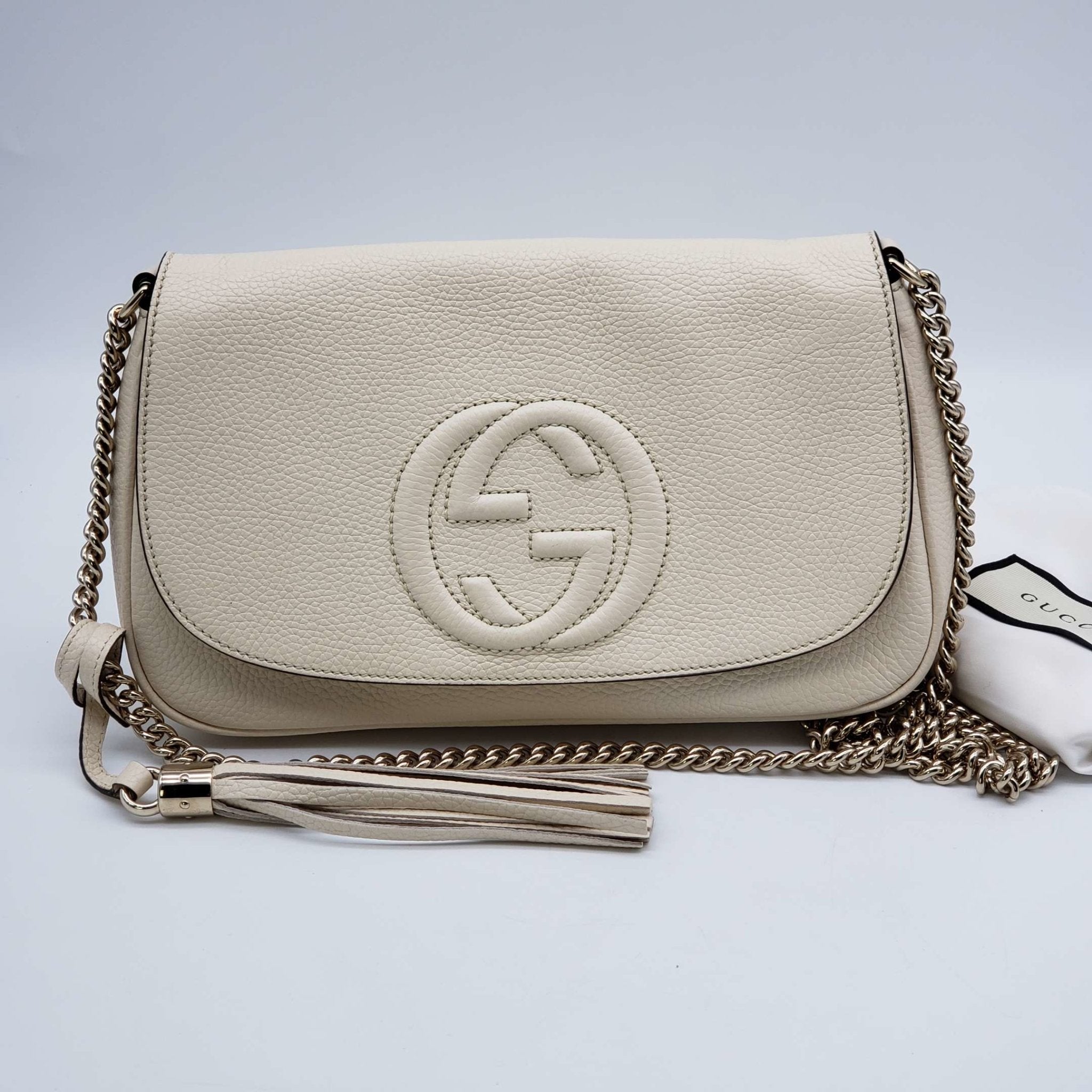 Gucci GG Soho on Chain Crossbody Shoulder Bag Reeby Bags