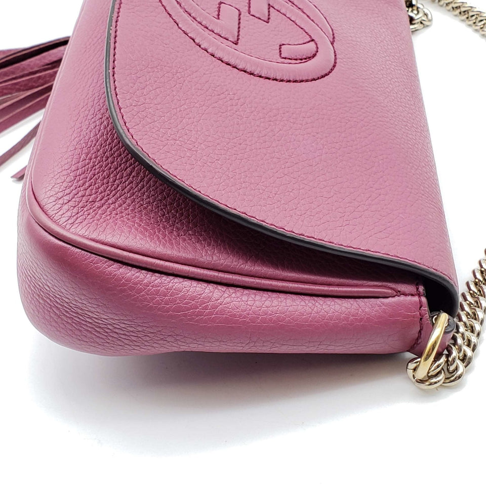 Gucci GG Soho on Chain Crossbody Shoulder Bag