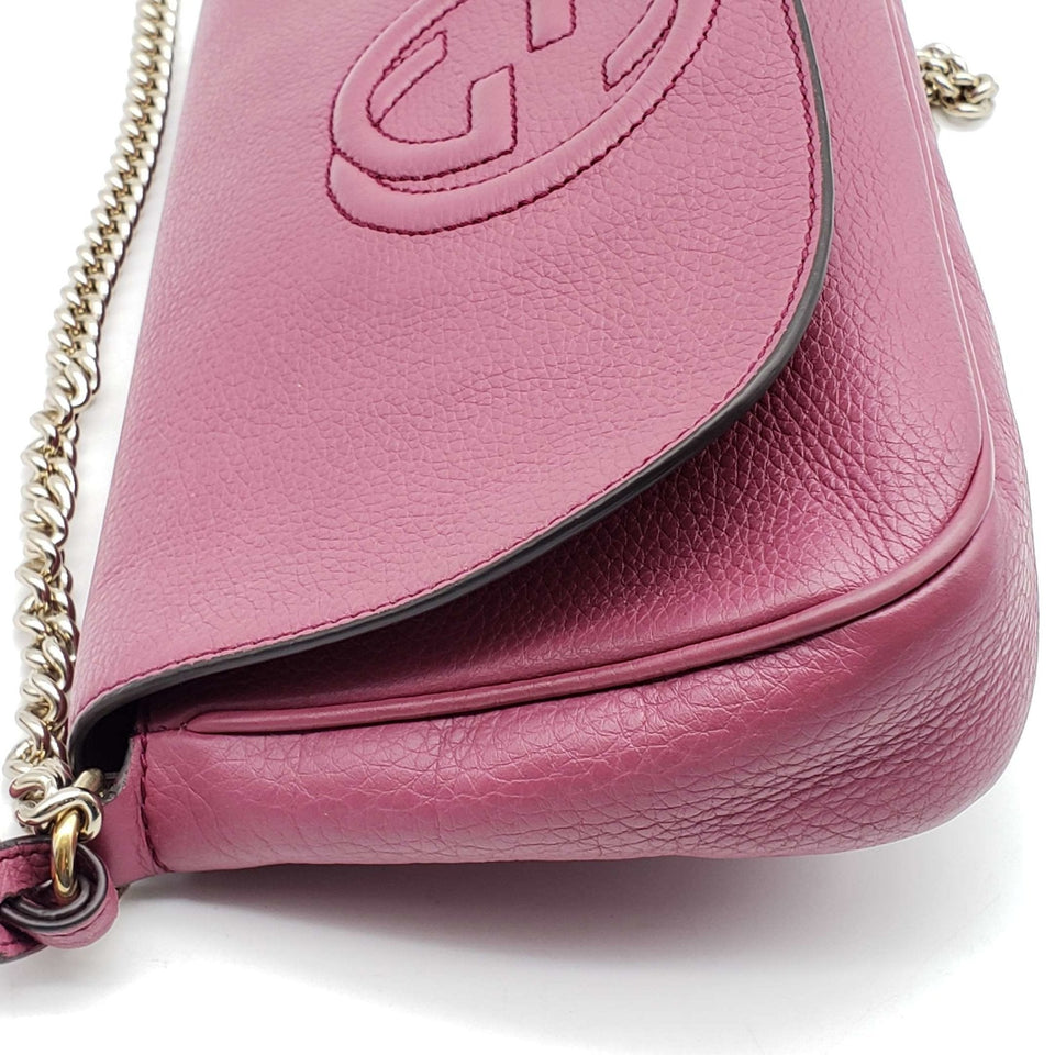 Gucci GG Soho on Chain Crossbody Shoulder Bag