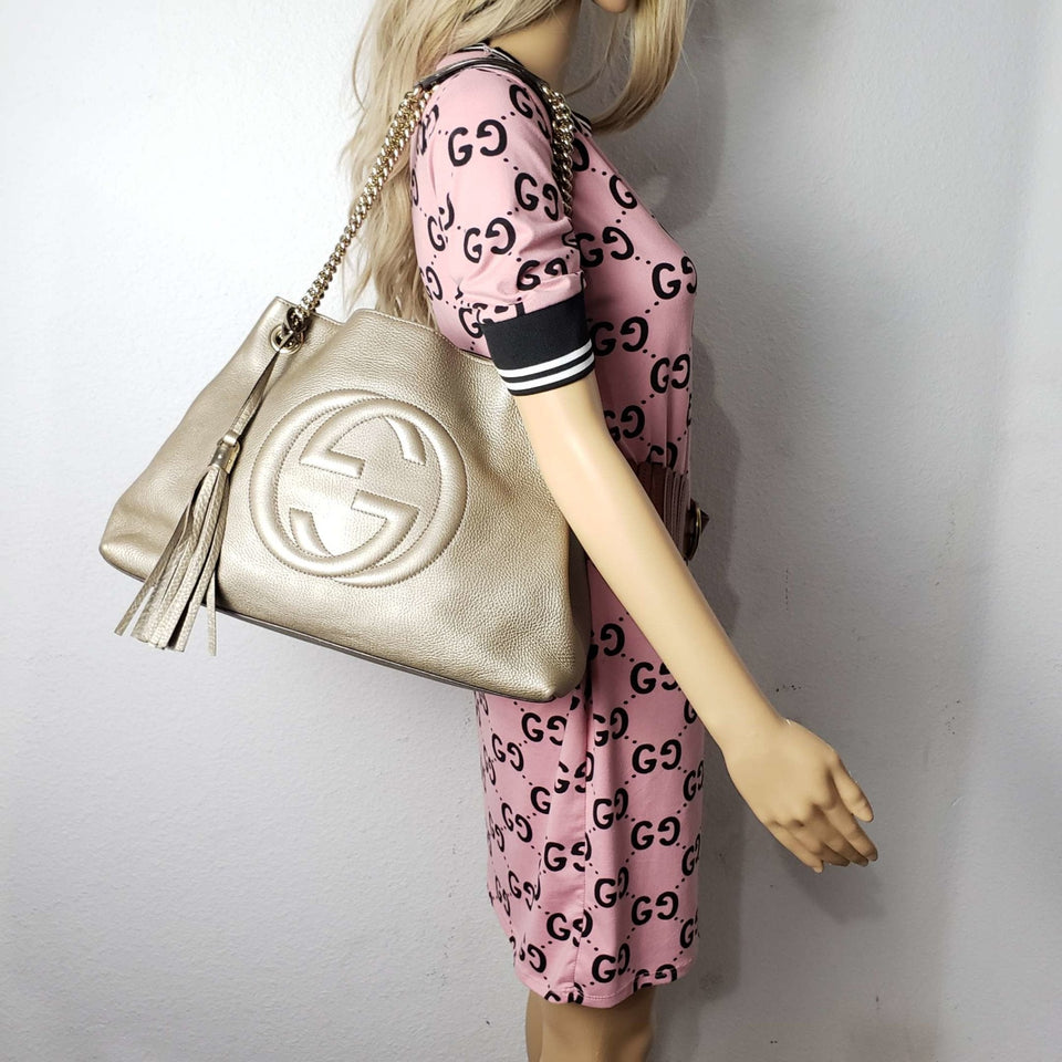 Gucci GG Soho on Chain Medium Shoulder Bag