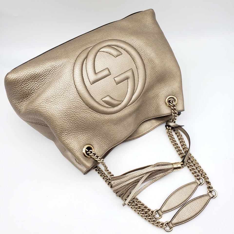 Gucci GG Soho on Chain Medium Shoulder Bag