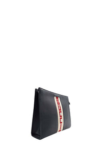 Gucci Jacquard Ribbon Clutch Black