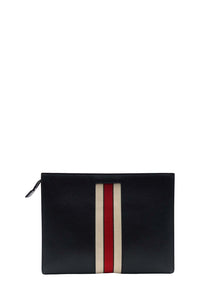 Gucci Jacquard Ribbon Clutch Black