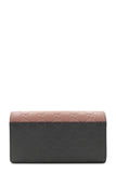 Guccisima Bow Continental Wallet Pink Grey