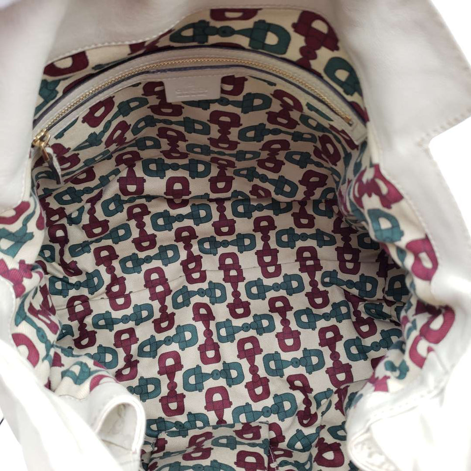Gucci Gussissima Cream Shoulder Bag