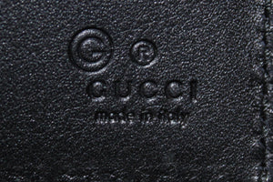 Gucci Men's Microguccissima Black Leather Bifold Wallet 260987