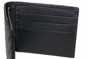 Gucci Men's Microguccissima Black Leather Bifold Wallet 260987