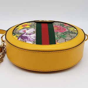Gucci Ophidia Flora Round Shoulder Bag