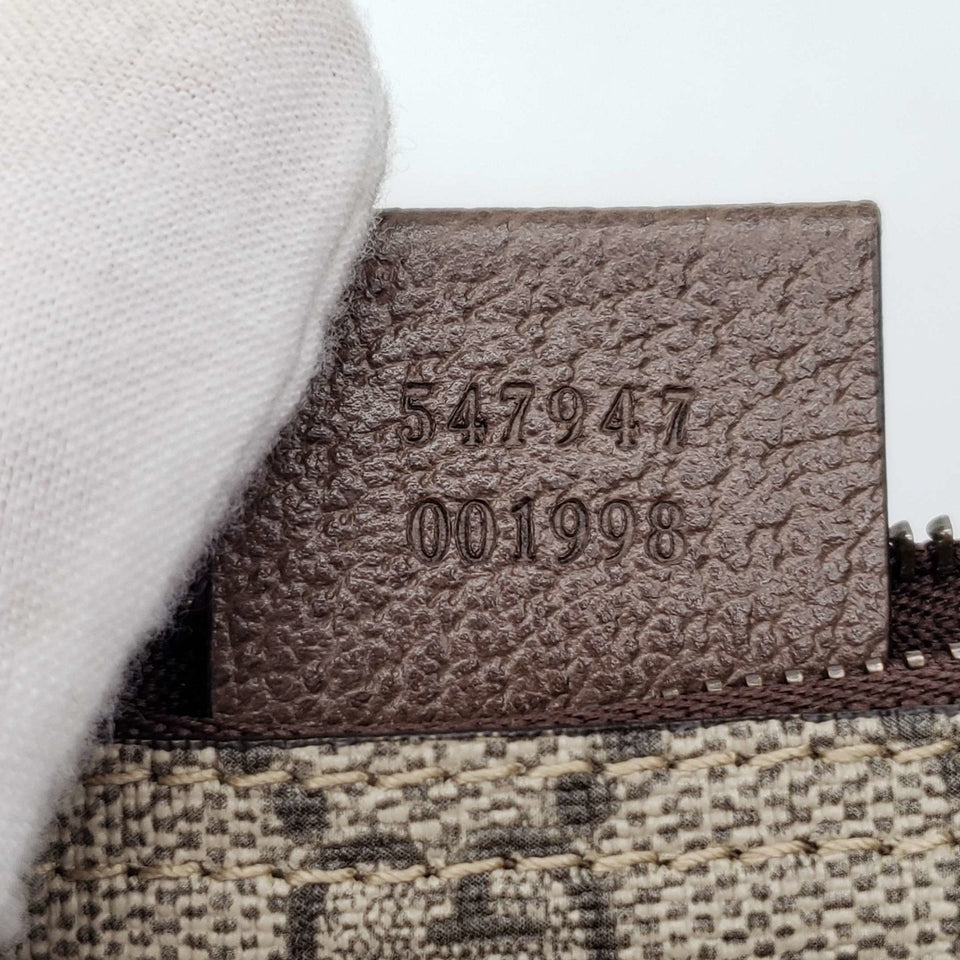 Gucci Pouch/Wristlet Canvas Bag