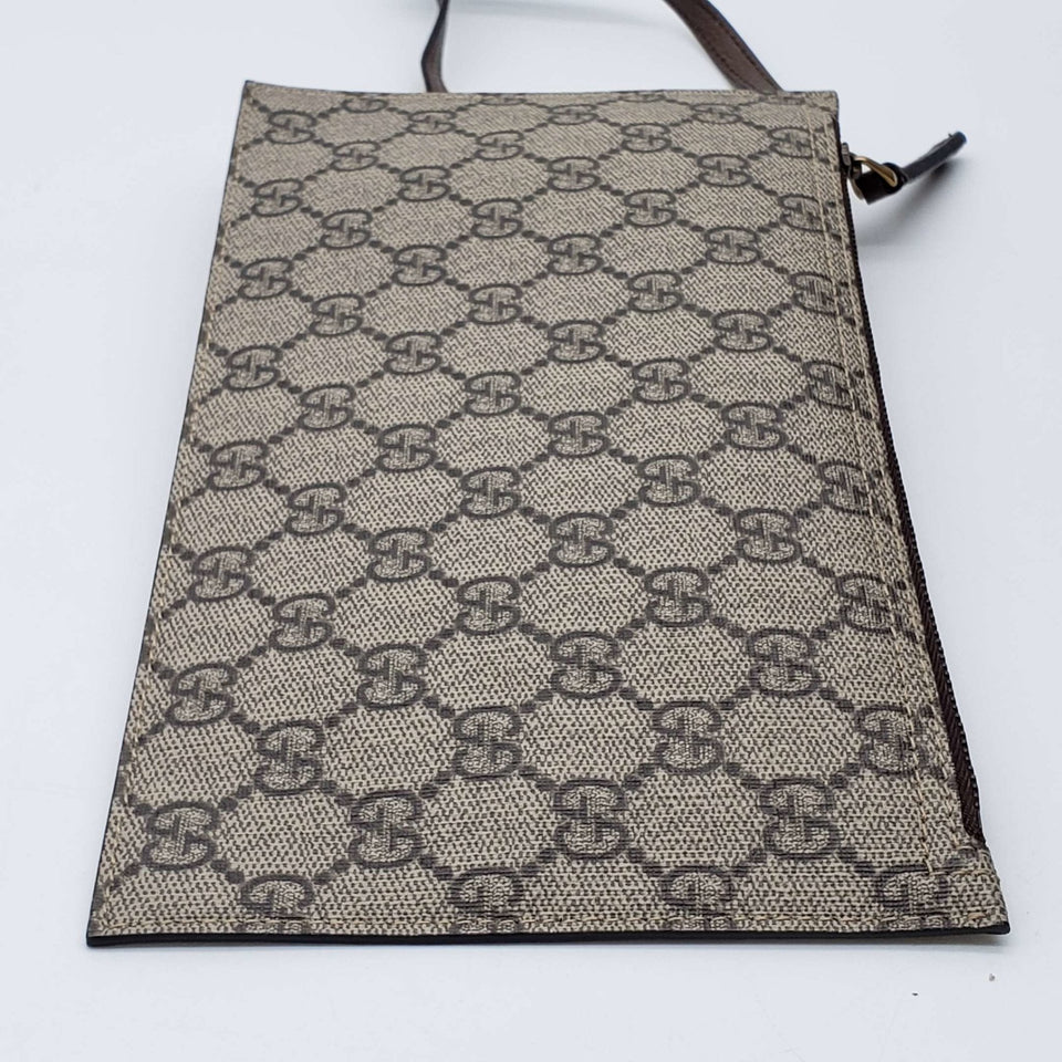Gucci Pouch/Wristlet Canvas Bag