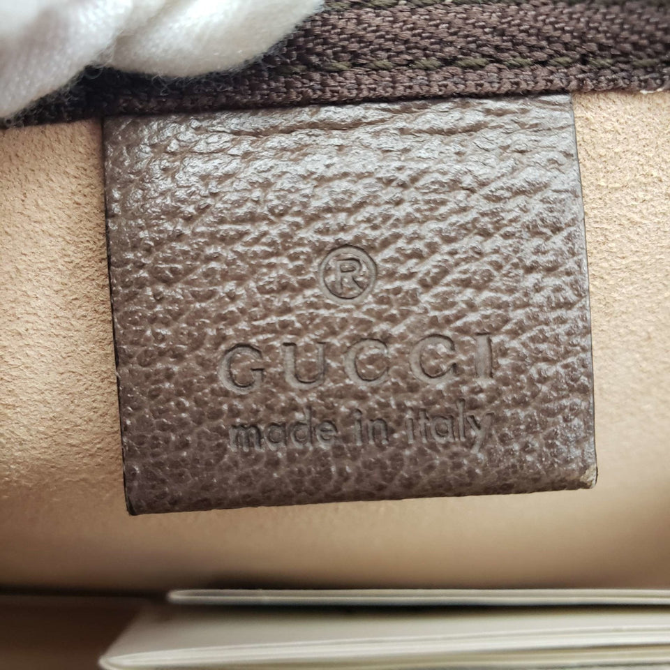 Gucci Pouch/Wristlet Canvas Bag