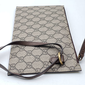 Gucci Pouch/Wristlet Canvas Bag