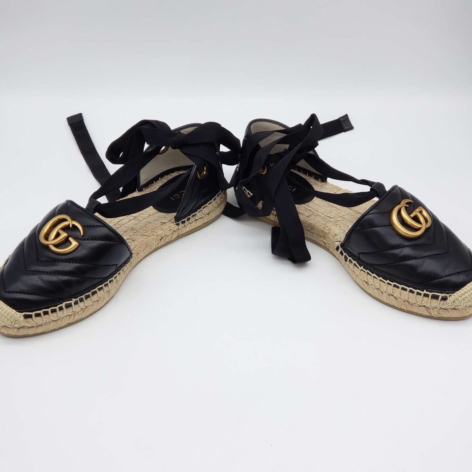 Gucci Sandals GG Marmont Espadrille Shoes