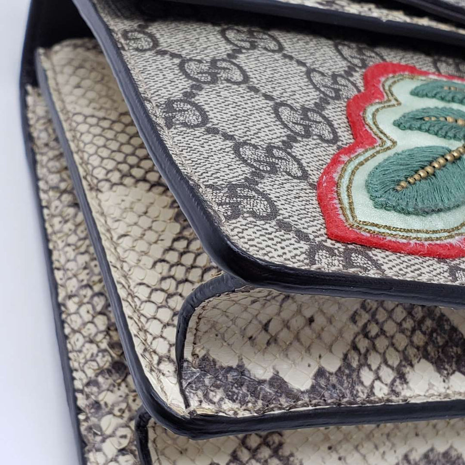 Gucci Small Dionysus Snakeskin Limited Edition New
