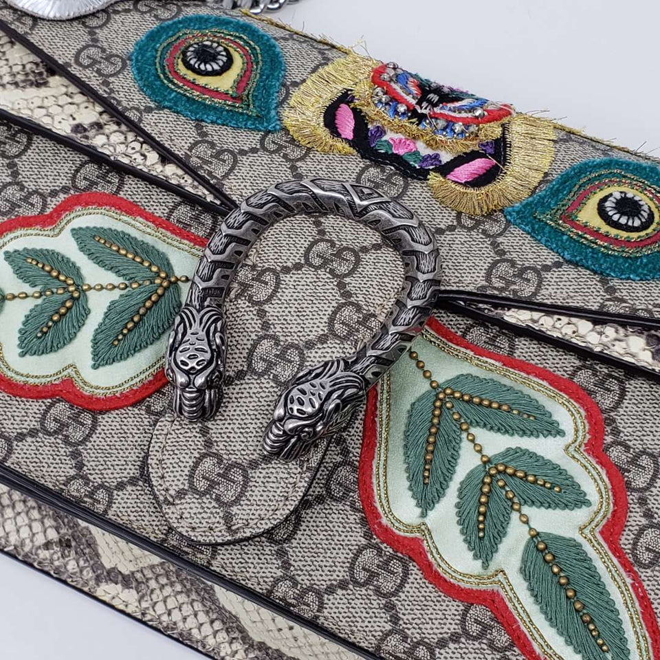 Gucci Small Dionysus Snakeskin Limited Edition New