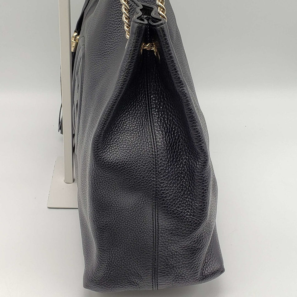 Gucci Soho Large Black Shoulder Bag