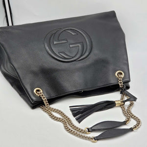 Gucci Soho Large Black Shoulder Bag