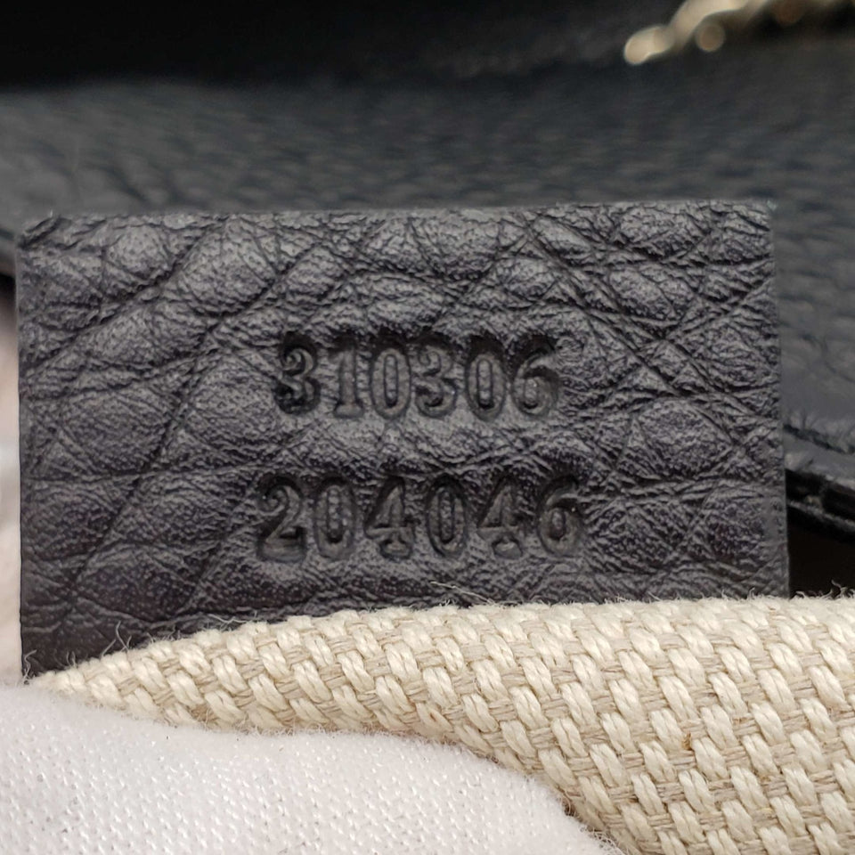 Gucci Soho Large Black Shoulder Bag