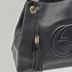 Gucci Soho Large Black Shoulder Bag