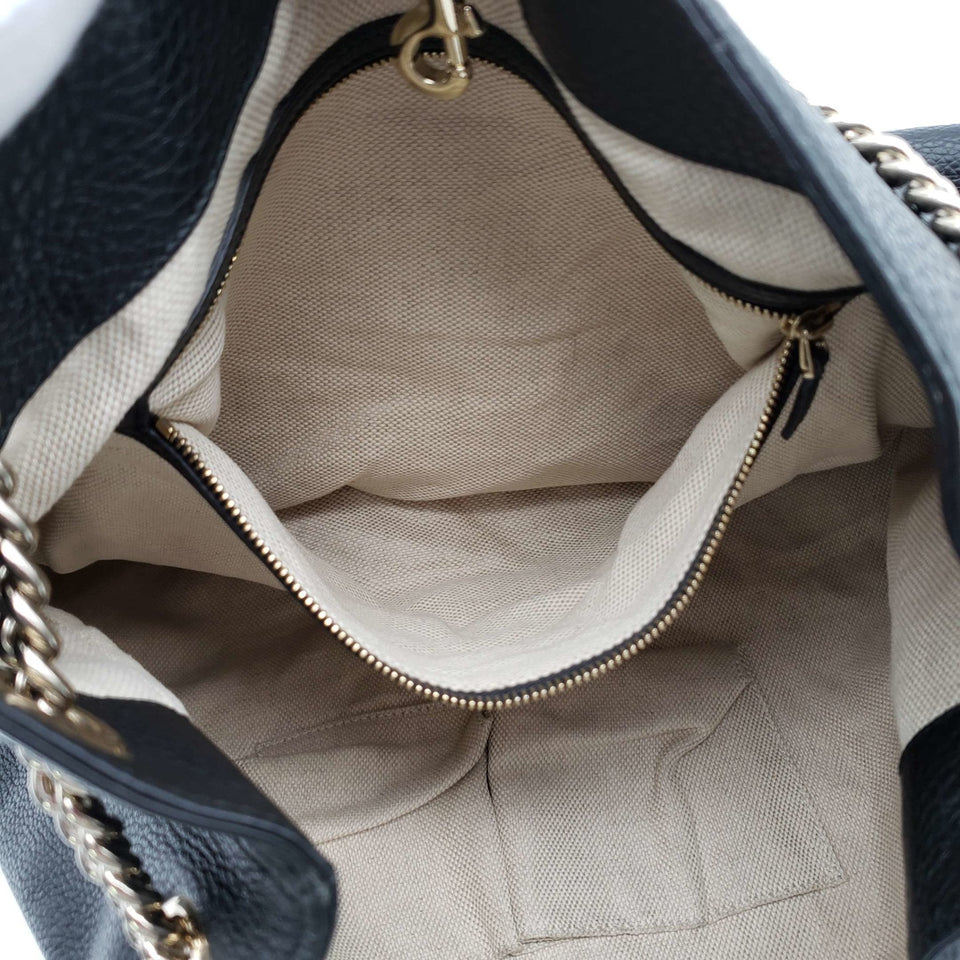 Gucci Soho Large Black Shoulder Bag
