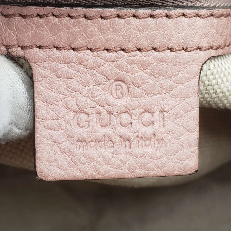 Gucci Soho on Chain Leather Shoulder Bag
