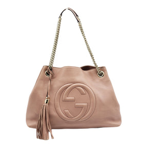 Gucci Soho on Chain Leather Shoulder Bag