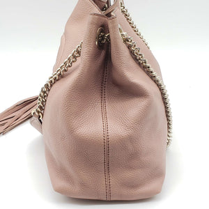 Gucci Soho on Chain Leather Shoulder Bag