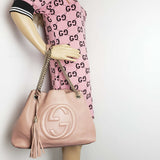 Gucci Soho on Chain Leather Shoulder Bag
