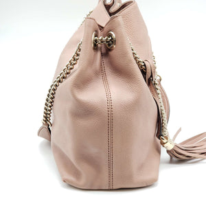 Gucci Soho on Chain Leather Shoulder Bag