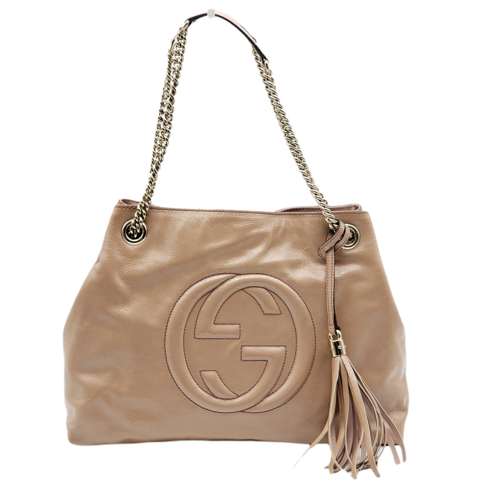 Gucci Soho Patent Leather Shoulder Bag