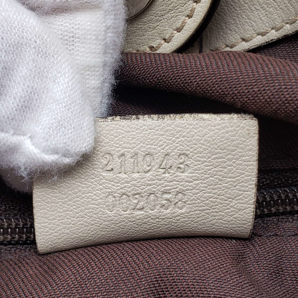 Gucci Sukey Canvas Leather Shoulder Bag