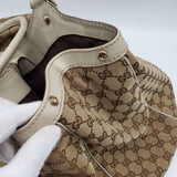 Gucci Sukey Canvas Leather Shoulder Bag