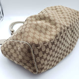 Gucci Sukey Canvas Leather Shoulder Bag