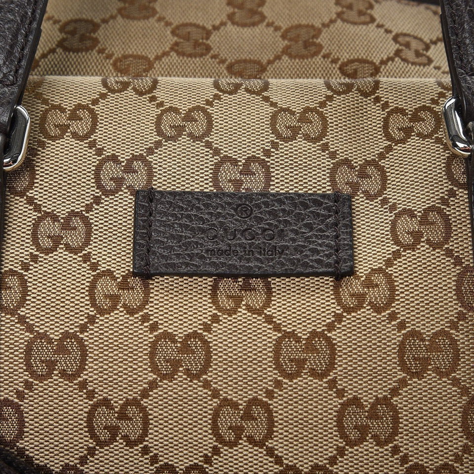 Gucci Unisex Classic Luggage Original GG Canvas Carry On Duffle Travel Bag 449167