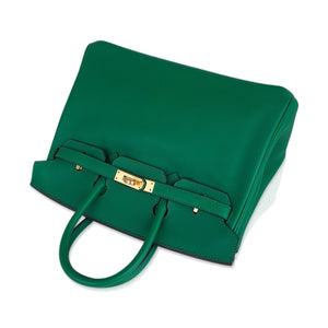 Hermes Birkin 25 Bag in Cactus Swift Leather with Gold Hardware