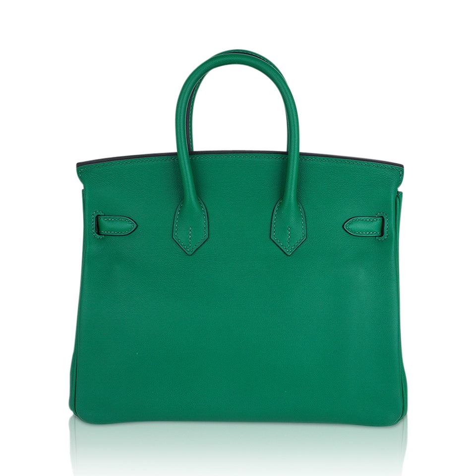 Hermes Birkin 25 Bag in Cactus Swift Leather with Gold Hardware