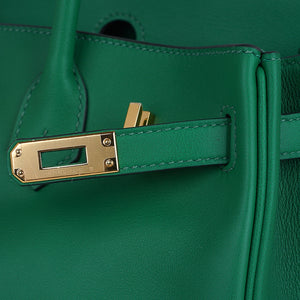 Hermes Birkin 25 Bag in Cactus Swift Leather with Gold Hardware