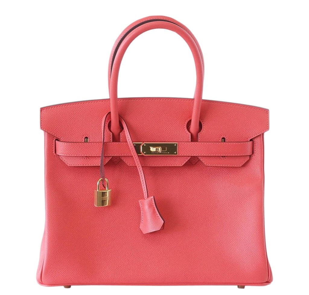 Hermes Birkin 30 Bag Rose Jaipur Gold Hardware