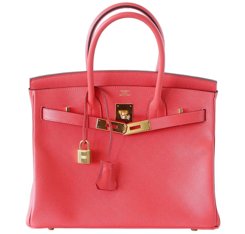 Hermes Birkin 30 Bag Rose Jaipur Gold Hardware