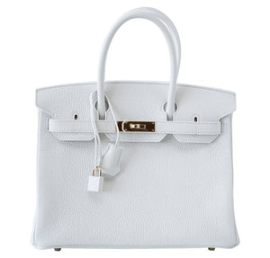 Hermes Birkin 30 White Bag