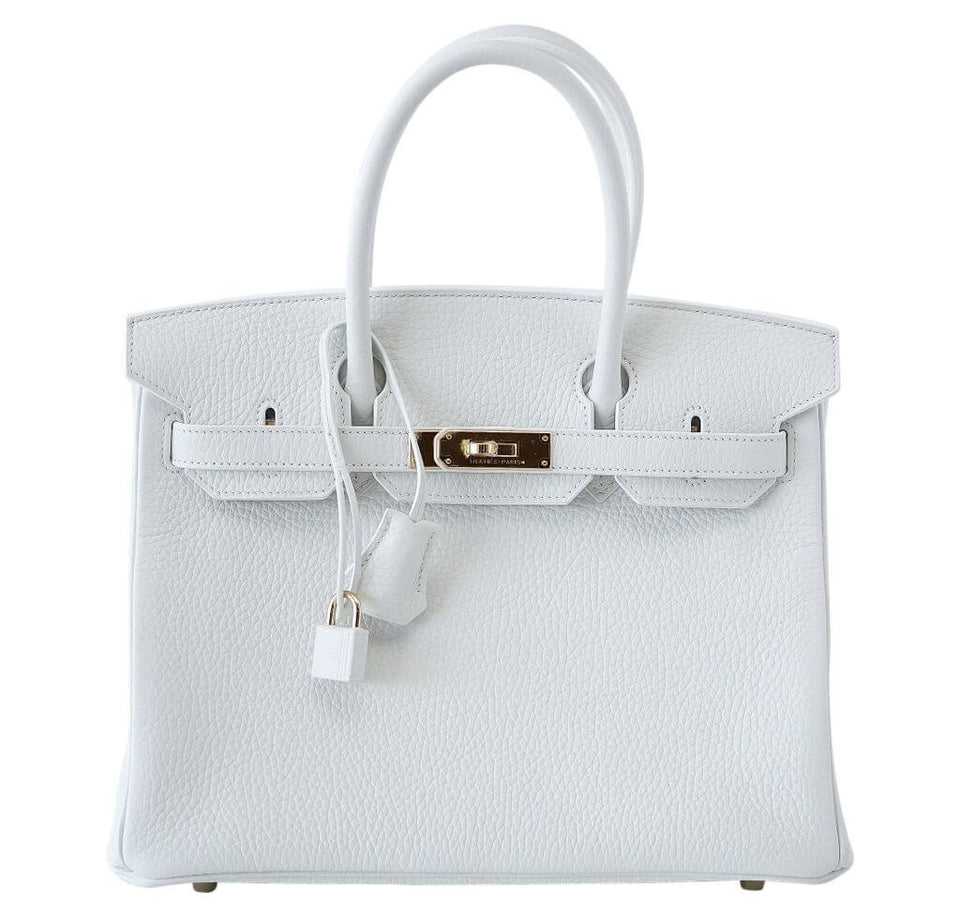 Hermes Birkin 30 White Bag