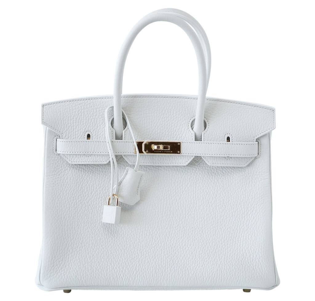 Hermes Birkin 30 White Bag