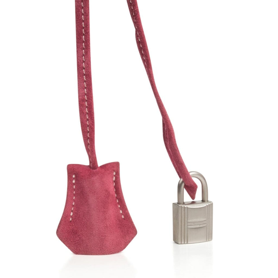 Hermes Birkin 35 Bag Fuchsia Pink Doblis Palladium Rare