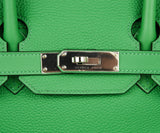 Hermes Birkin 35 Bag Ghillies Limited Edition Bamboo Palladium Hardware