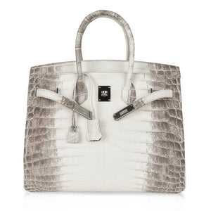 Hermes Birkin 35 Himalaya Blanc Crocodile Palladium Hardware