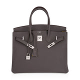 Hermes Birkin 35 Bag Etain Togo Leather with Palladium Hardware