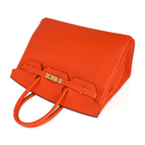 Hermes Birkin 35 Bag Feu Orange Togo Gold Hardware