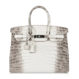 Hermes Birkin 35 Himalaya Blanc Crocodile Palladium Hardware