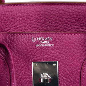 Hermes Birkin HSS 35 Bag Rare Pink Tosca Special Order Clemence Palladium